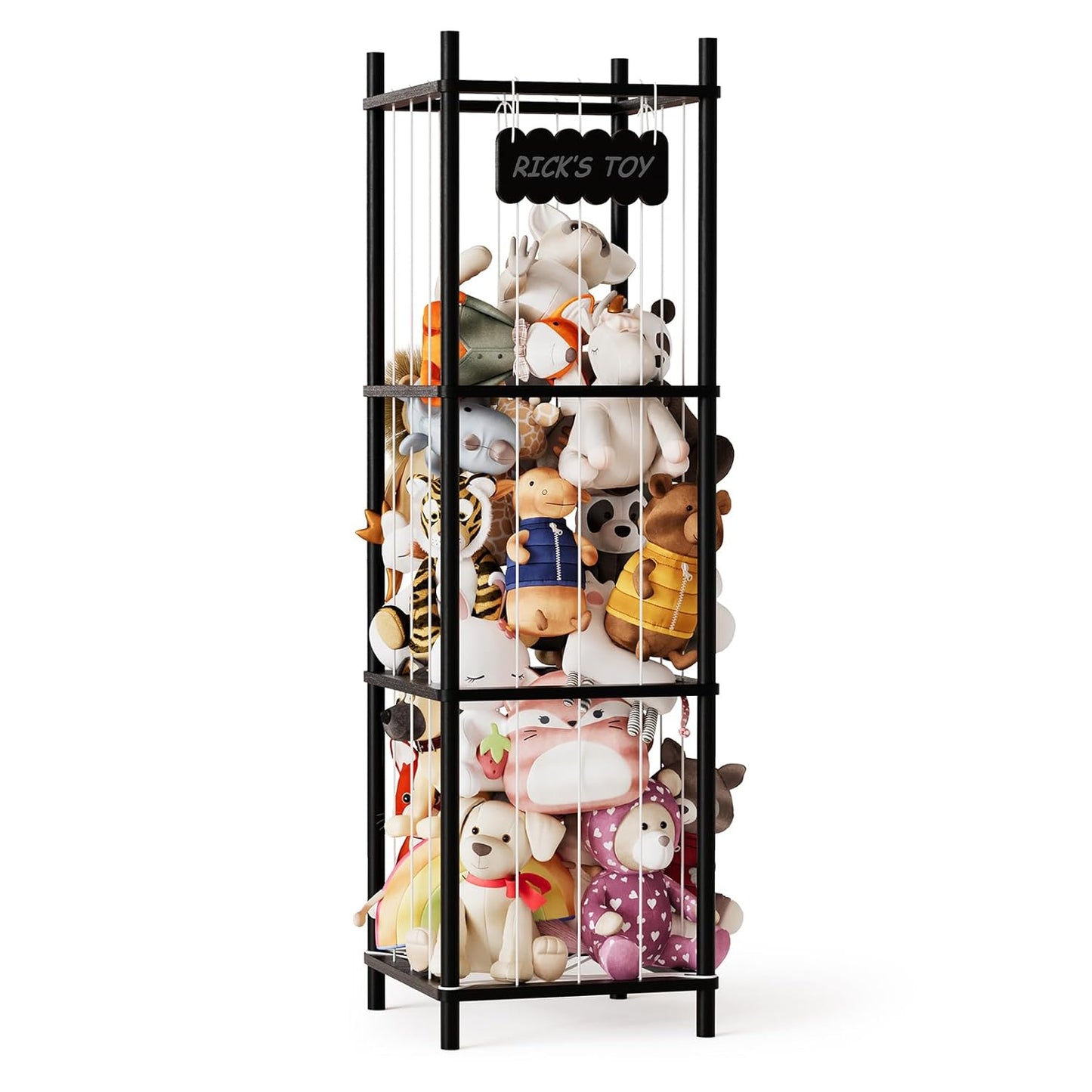 SpaceAid Stuffed Animal Storage Organizer for Playroom Fun