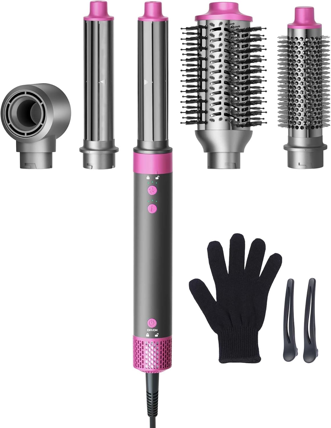 High-Speed 5-in-1 Hair Styler - 500M Negative Ions!