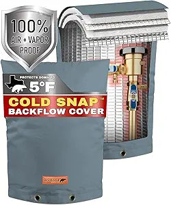 Cold Snap Double Wall Cotton Insulation Cover for Backflow Preventer