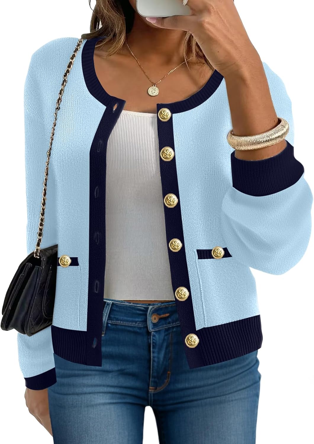 Women's 2024 Casual Long Sleeve Cardigan for Stylish Comfort