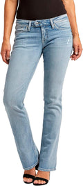 Silver Jeans Co. Women's Tuesday Low Rise Slim Bootcut Jeans Jewelry