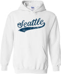 UGP Campus Apparel Hometown Baseball Script - Pitcher Hoodie Fan