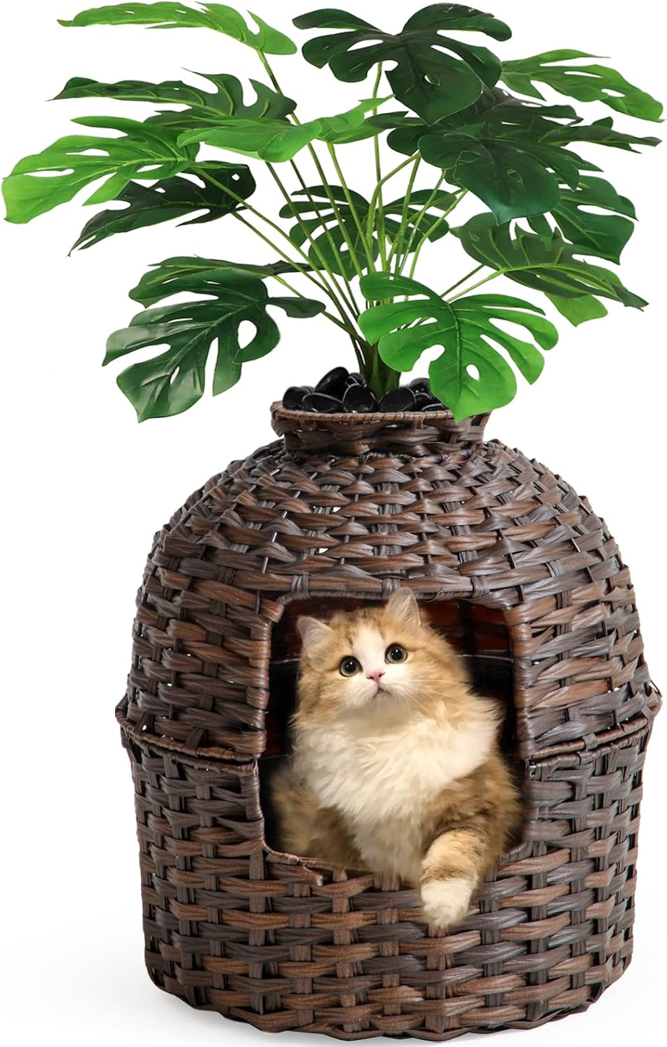 Cat Litter Box Plant Furniture Enclosure for Odor Control