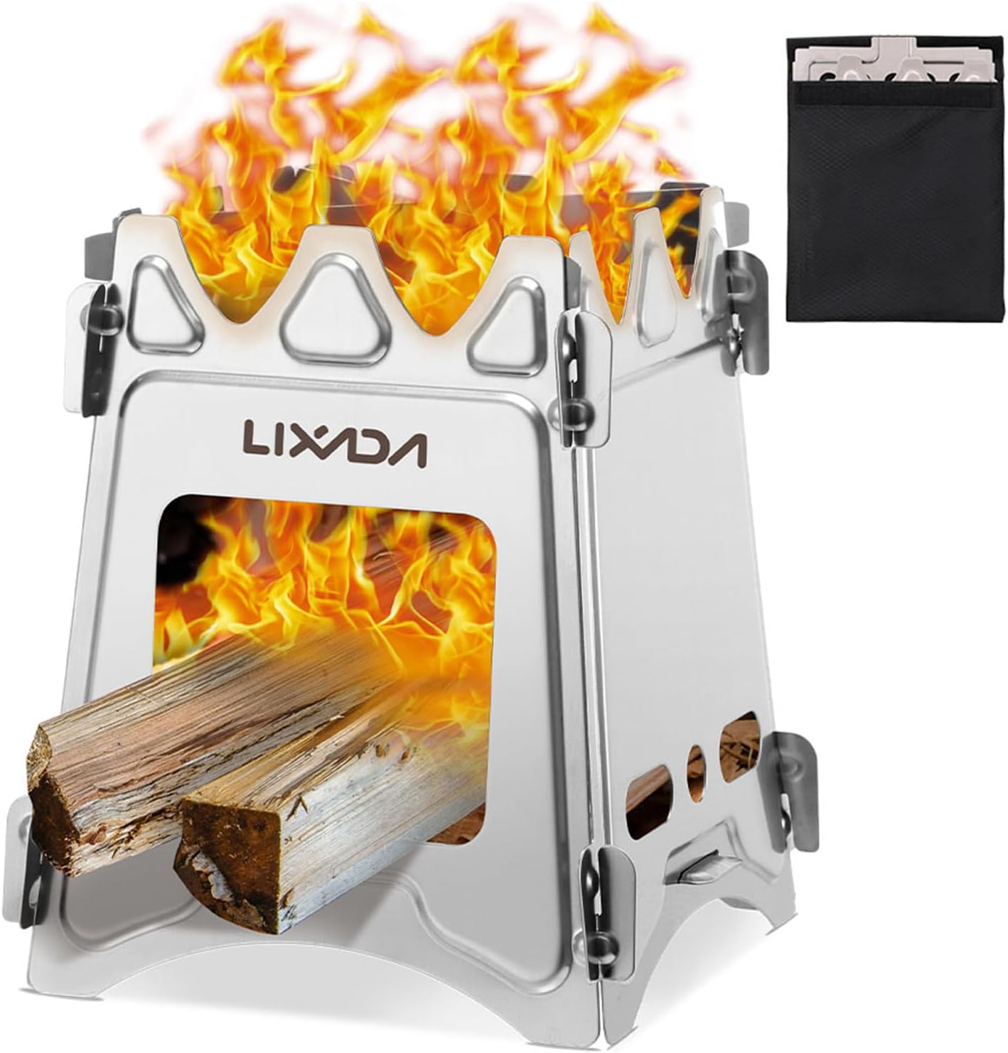 Lixada Portable Wood Burning Camping Stove
