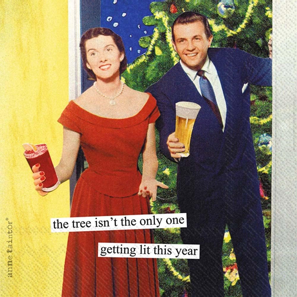 Getting Lit Cocktail Napkins - 20ct by Anne Taintor