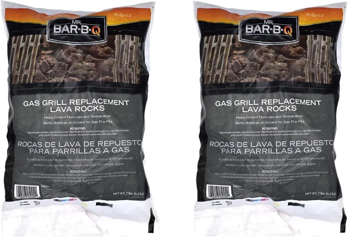Natural Lava Rocks for BBQ Cooking, Fire Pits & Grilling