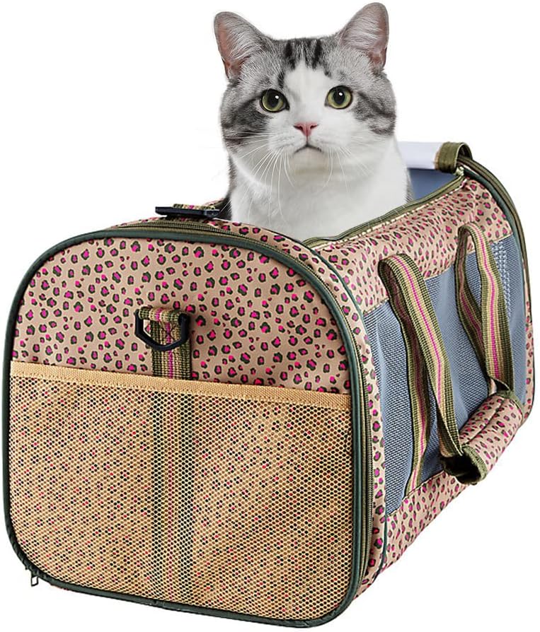 Soft-Sided Kennel Pet Carrier for Small Dogs and Cats Travel