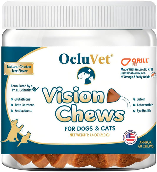 Vision Chews Eye Supplements for Dogs & Cats with Omega 3