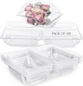 Clear Plastic Flower Corsage Boxes 9 x 5 x 4 in - Pack of 100