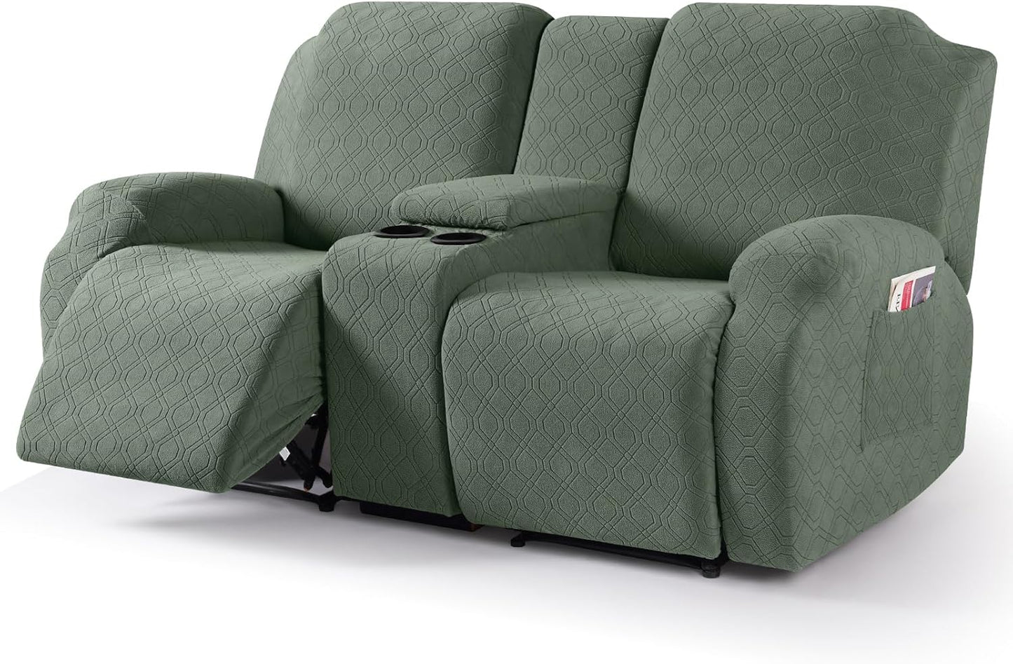 VANSOFY Recliner Loveseat Cover for 2 Seat Sofa Protection