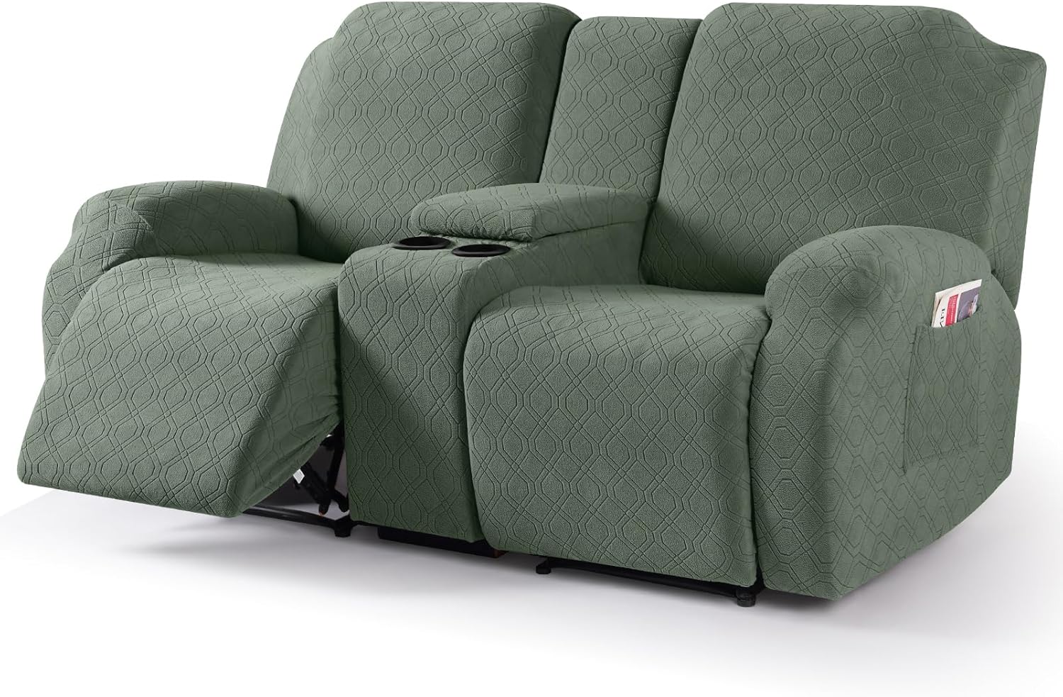 VANSOFY Recliner Loveseat Cover for 2 Seat Sofa Protection