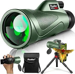12x60 High Powered Monocular Telescope with Smartphone Adapter