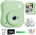 Instant Print Camera for Kids - Instant Photo Printer Toy for Ages