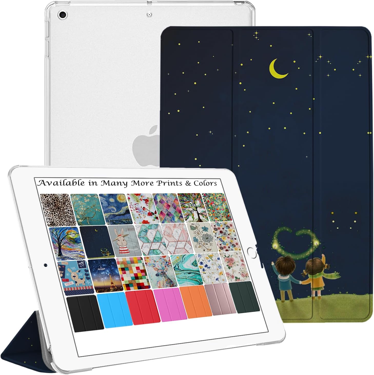 DuraSafe Cases for iPad 9.7 Inch 5/6 - Night Sky Trifold Cover