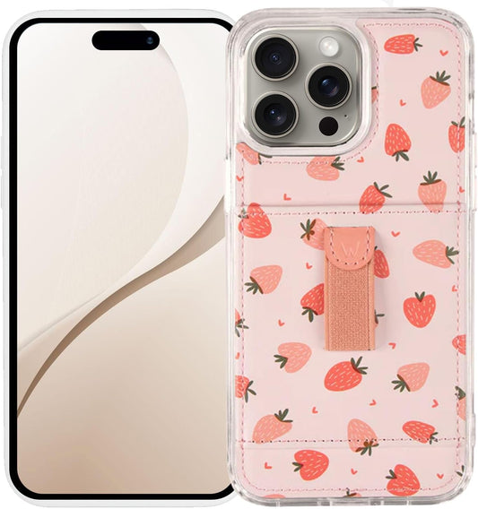 Walli iPhone 15 Pro Case - Aesthetic Sport Wallet Cover
