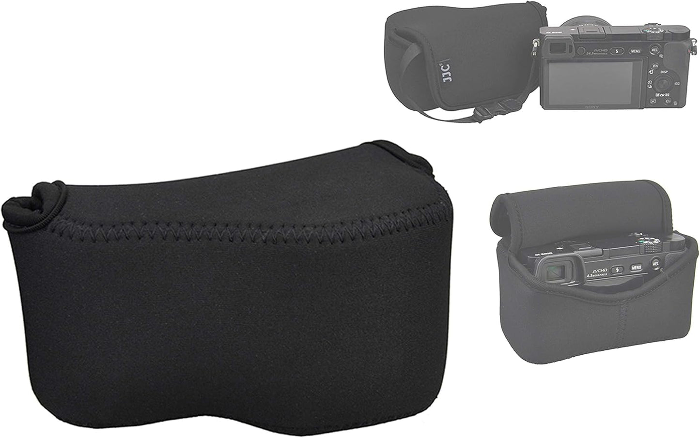 Fotasy Neoprene Camera Case for Sony Alpha a6600 with 16-50mm Lens