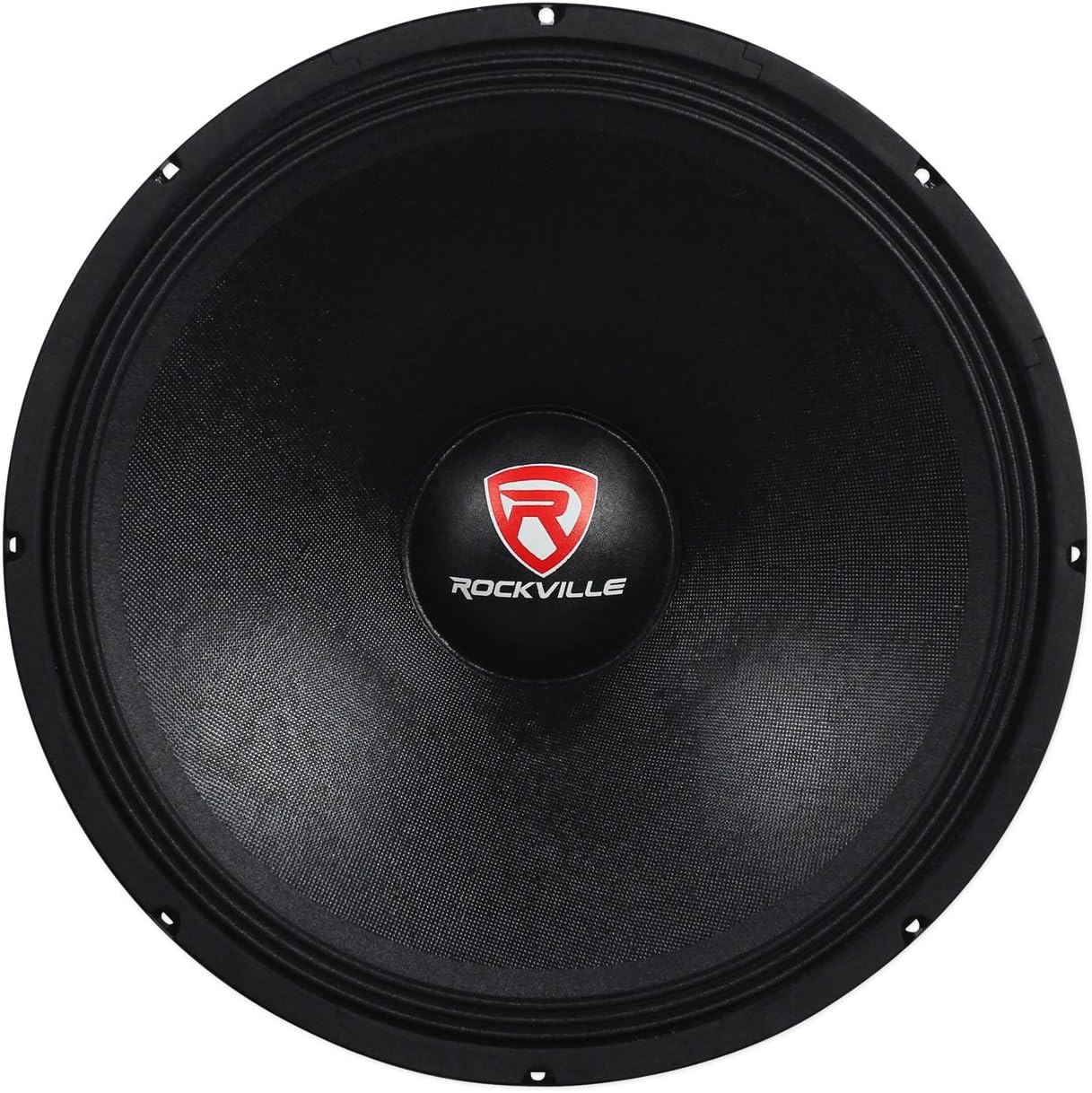 Rockville RVP18W4 1200W 18in Raw DJ PA Subwoofer for Deep Bass