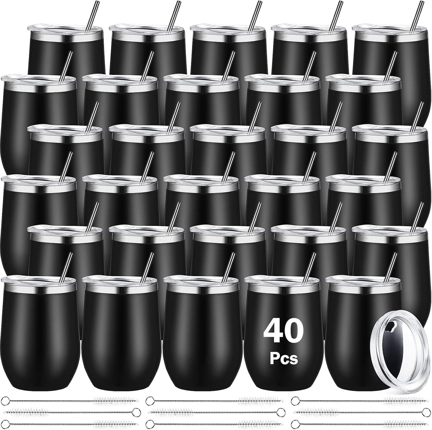 40 Pack Insulated Wine Tumblers for Every Occasion and Gift