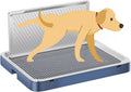 Indoor Dog Potty Tray with High Wall 25.59in x 19.69in - Easy-Clean