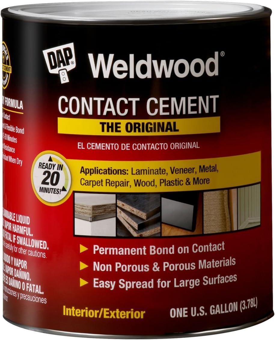 DAP Weldwood Original Contact Cement for Strong Permanent Bonds