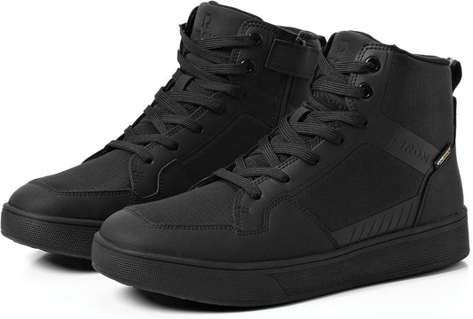 Motorcycle Shoes for Men with Anti-Slip Reinforced Sole Design