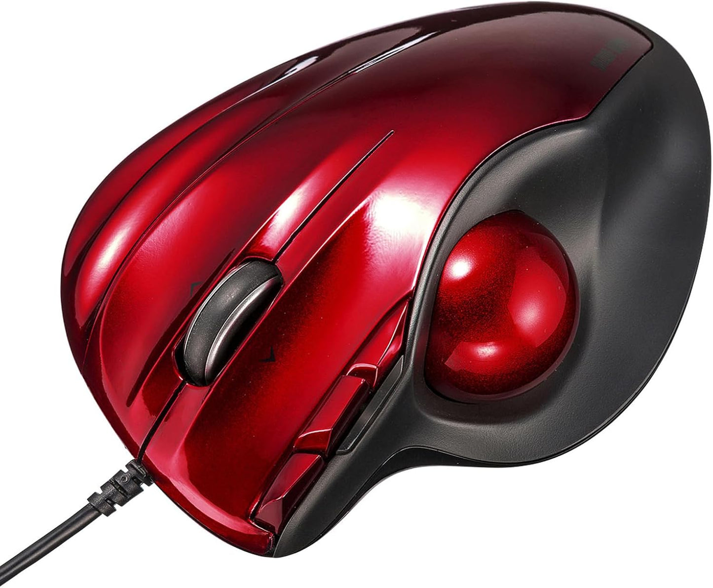 SANWA Wired Ergonomic Trackball Mouse for Comfort and Precision