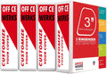 3 Ring Binders 3 in Angle D-Rings White 4 Pack - High Capacity