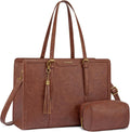 LOVEVOOK Laptop Bag for Women Vintage Work Tote - Large Capacity
