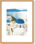 16x20 Oak Picture Frame with Mat for 11x14 - Natural Solid Wood