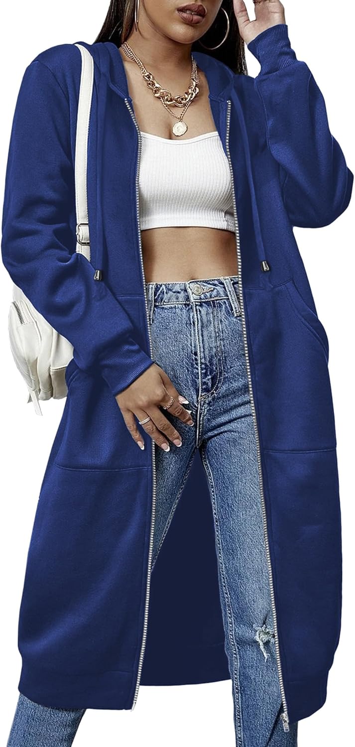 ELESOL Women Casual Zip Up Fleece Hoodies for All Occasions