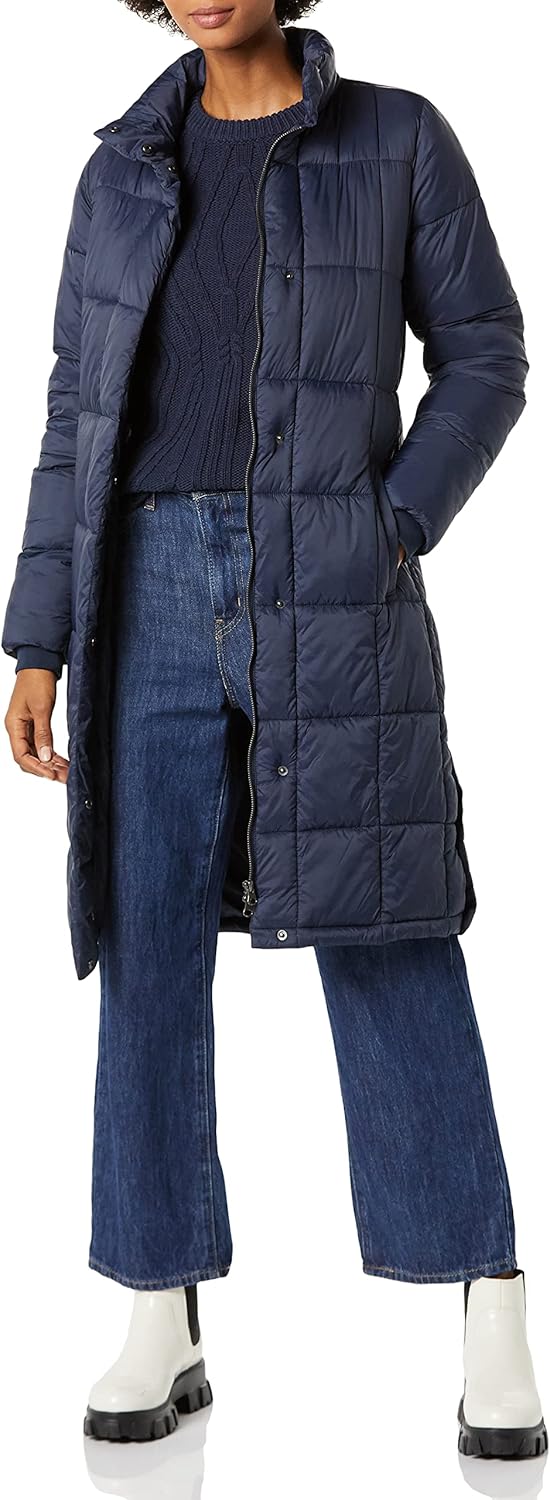 Lightweight Quilted Long Puffer Winter Coat for Women