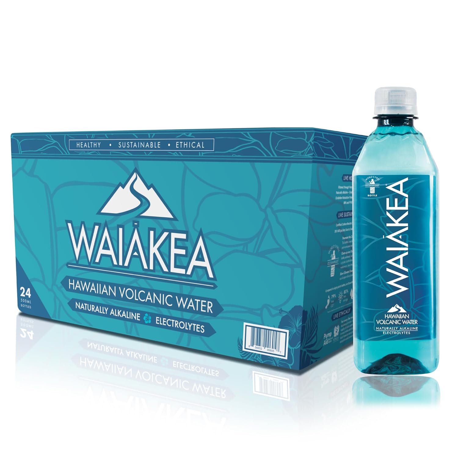 Waiakea Hawaiian Volcanic Water - Naturally Alkaline & Pure