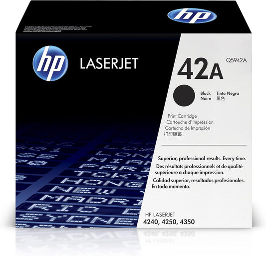 HP Original 42A Black Toner Cartridge for LaserJet Series Printers