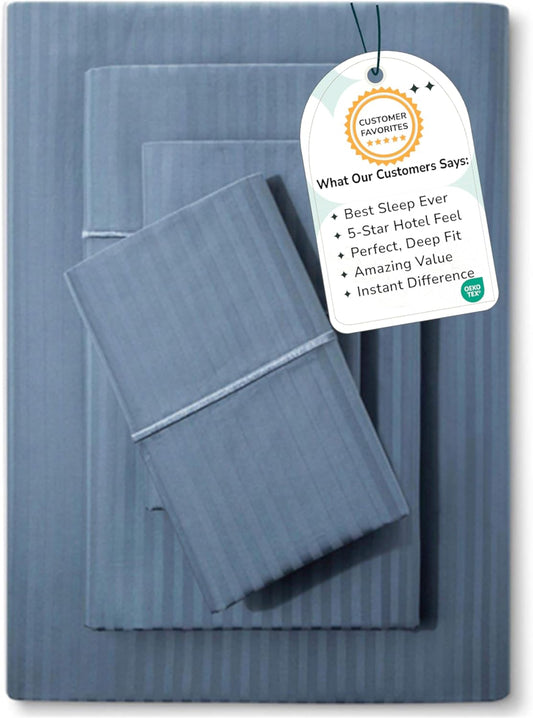 Feather & Stitch 500 TC Queen Size Damask Bed Sheet Set Review