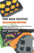 Fuse Bead Coasters Halloween Edition - 50 Patterns with Colorways