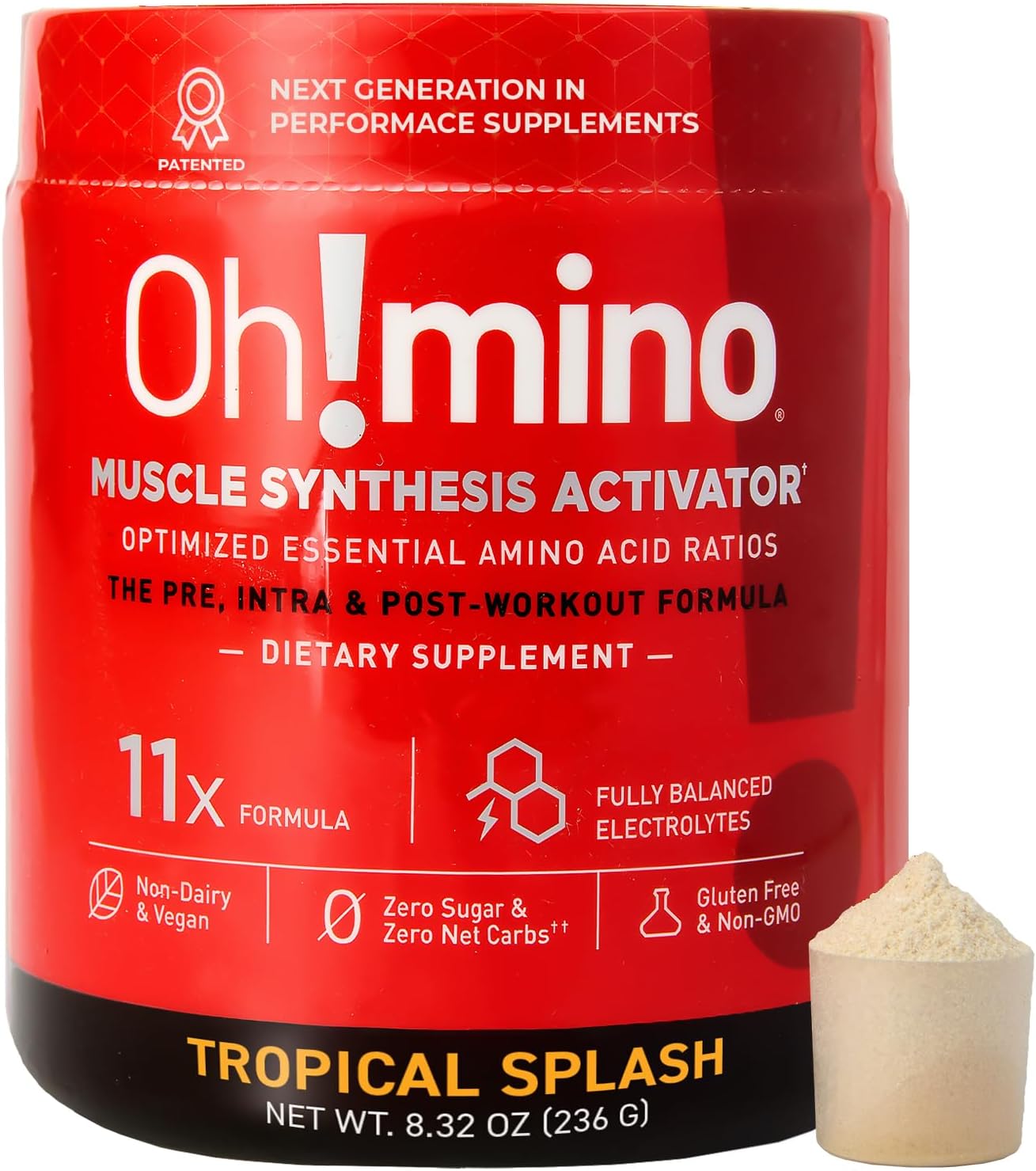 Oh!mino Essential Amino Acids Supplement for Energy and Recovery