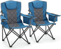 Camp Quad Chair 550 lb Capacity with Headrest & 6-Can Cooler