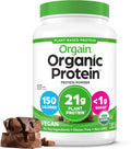 Orgain Organic Vegan Protein Powder - Creamy Chocolate Fudge