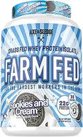 Grass-Fed Whey Protein Isolate Cookies & Cream - Clean 22g Protein