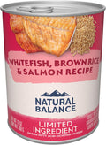 Natural Balance Whitefish & Salmon Canned Dog Food - Limited