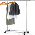 SIMPLE HOUSEWARE Standard Rod Garment Rack - Compact Heavy-Duty
