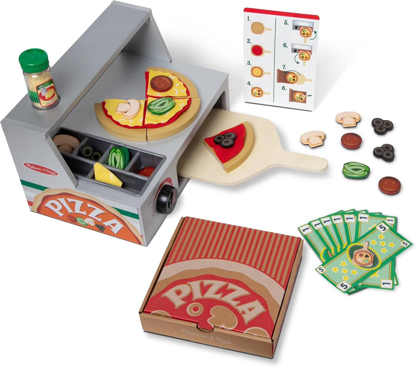 Melissa & Doug Top & Bake Wooden Pizza Counter Play Set Review