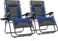 PHI VILLA XXL Oversized Padded Zero Gravity Chair - Wide Seat Comfort