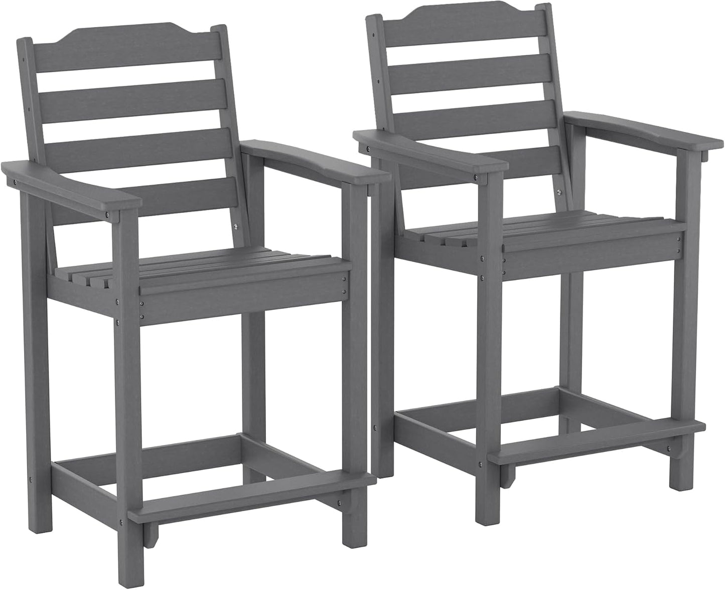 OTSUN Tall Adirondack Chair Set of 2 for Outdoor Relaxation