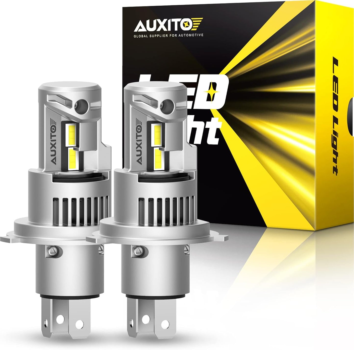 AUXITO H4 Bulbs 900% Ultra Brightness for Enhanced Visibility