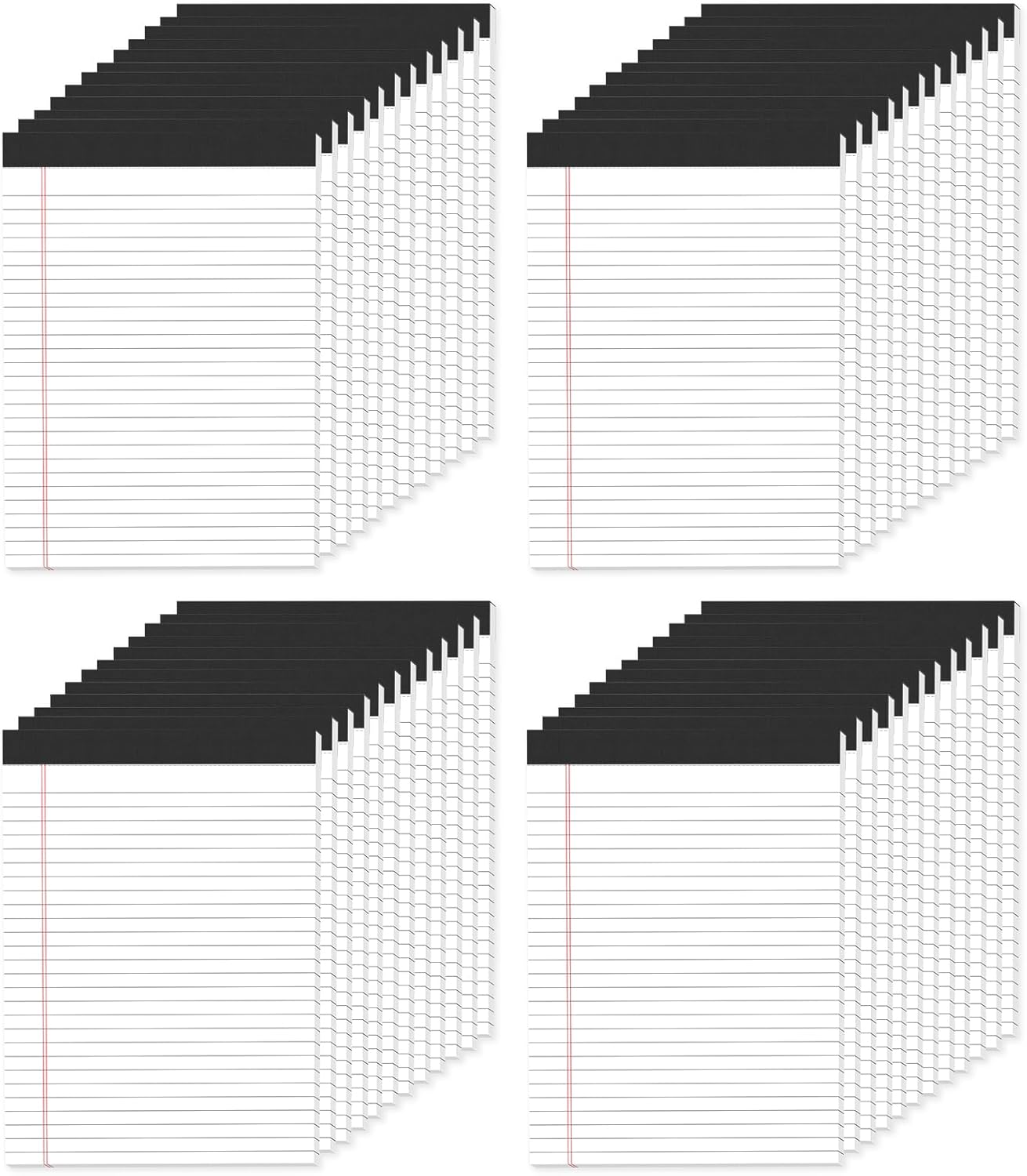 48 Pack Legal Pads 8.5 x 11 for Smooth Writing and Easy Tearing