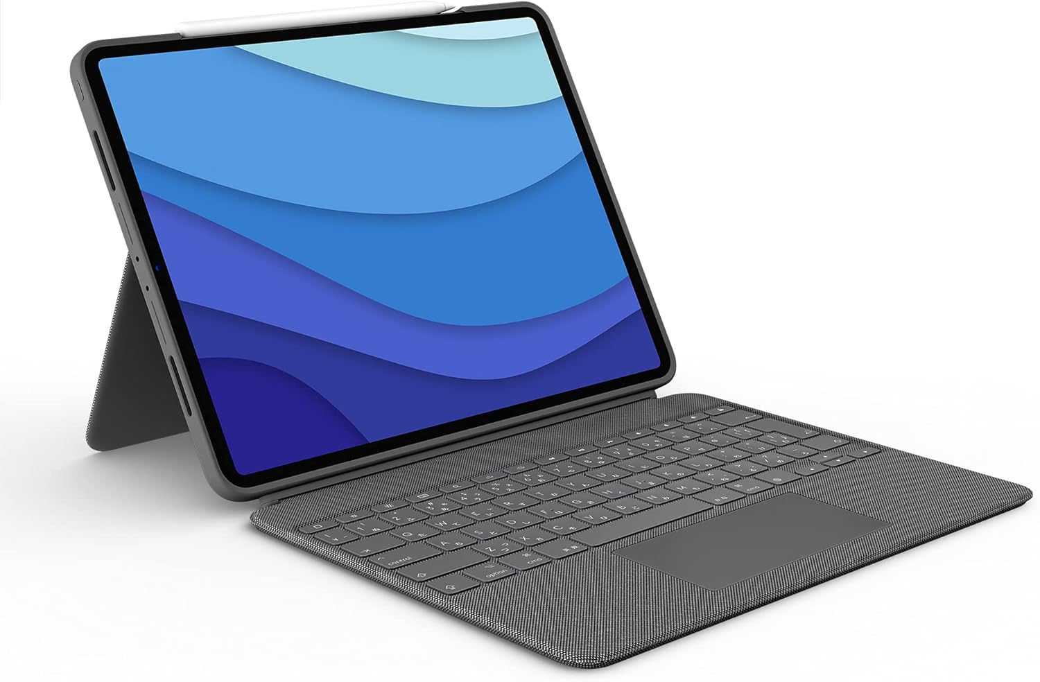 Logitech Combo Touch iPad Pro 12.9 Keyboard Case - Backlit Keyboard, Trackpad, Smart Connector - Oxford Gray
