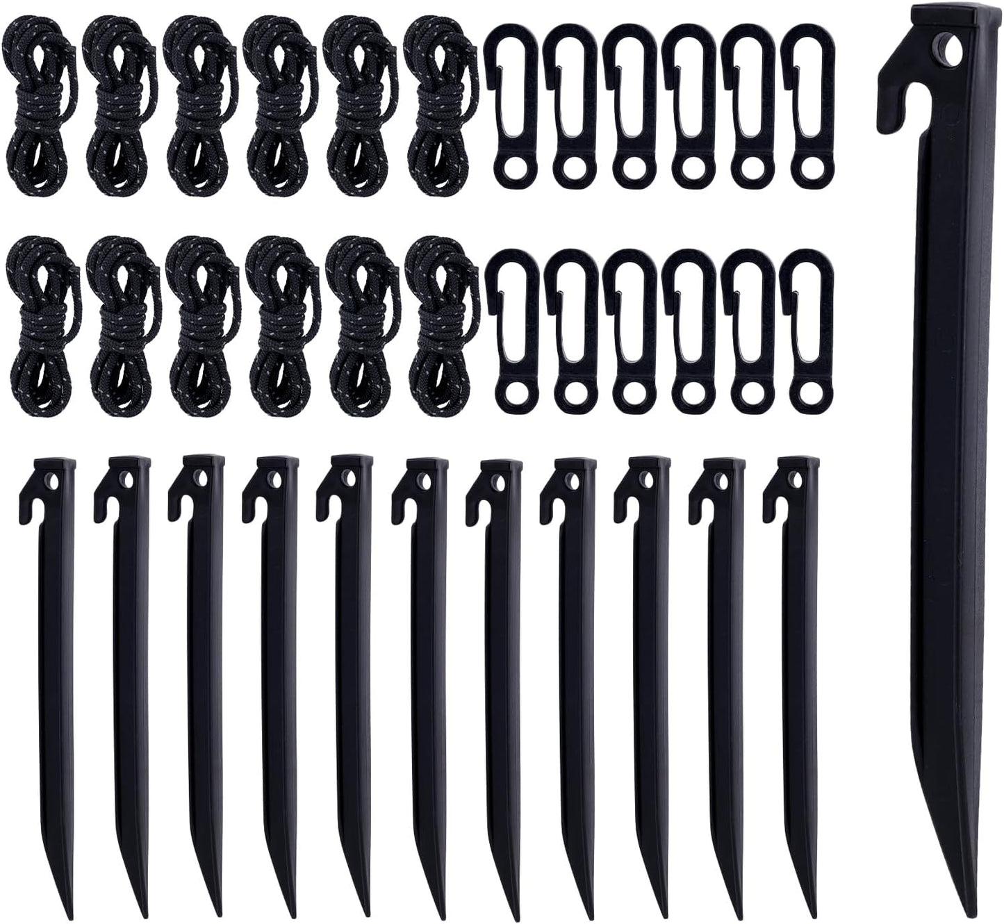 Secure Your Outdoor Adventure with 36-pc PEUTIER Stakes Set