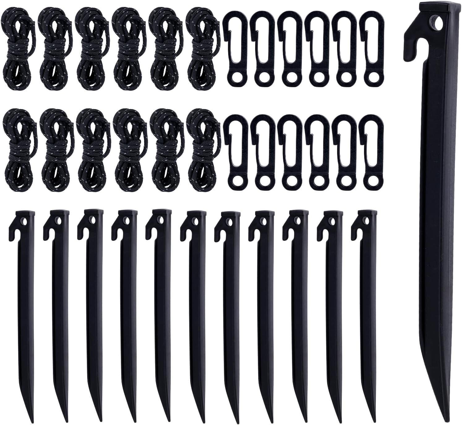 Secure Your Outdoor Adventure with 36-pc PEUTIER Stakes Set
