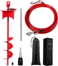 Snagle Paw Dog Tie Out Cable & Stake - Heavy Duty 30ft